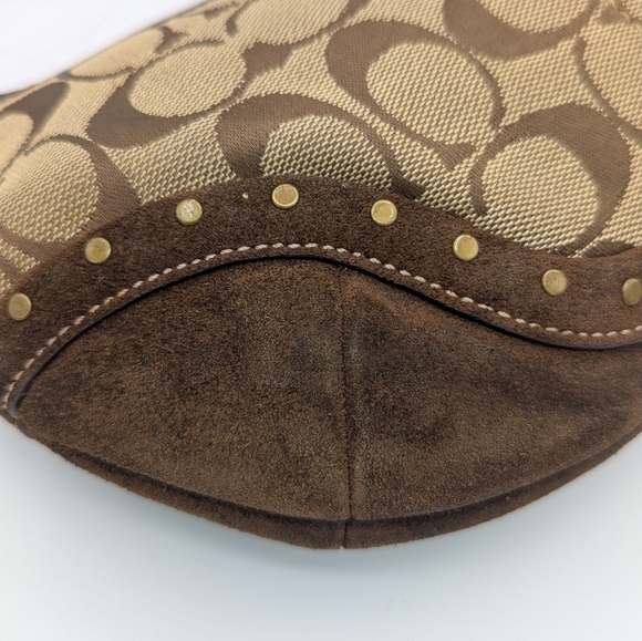 Coach Canvas Shoulder Bag - Picture 10 of 15